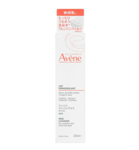 (Mới) Sữa Rửa Mặt Avène Lait Démaquillant Cho Da Nhạy Cảm 200ml Làm sạch dịu nhẹ – Dưỡng ẩm
