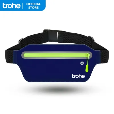 Trohe​ Tas Ikat Pinggang Lari Water Proof 3 Kantung Go Belt Running Belt Tas Lari Tas Olahraga Tas