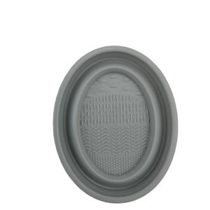 อุปกรณ์ทําความสะอาดแปรงแต่งหน้า รูปชาม ขนาดใหญ่พิเศษ สะดวก สีมาการอง