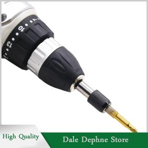 [Dale Dephne] Hexagonal Quick Release Self-locking Extension Rod Electric Drill Driver Quick Transfer Rod Screwdriver Extension Rod Tool