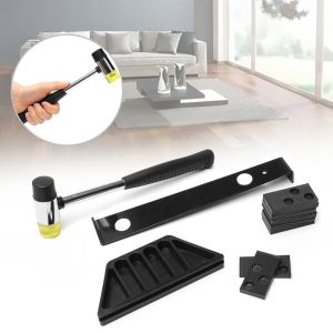 YANGS Top Quality Wooden Pull Bar Tapping Block With Mallet Spacers Home Rubber Hammer Wood Flooring Floor Fitting Tool Laminate Installation Kit