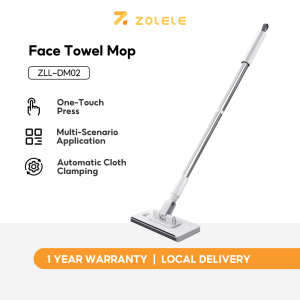 ZOLELE DM02 Flat Mop Automatic Holding Wash Face Towels Rotating Mop For Household Use Clean Kitchen Bathroom