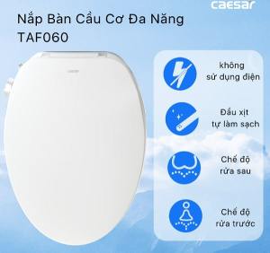 Nắp bồn cầu rửa cơ thông minh Caesar TAF060