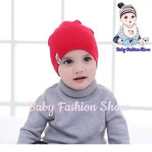 Lovely Kids Headgear Boy Baby Cap Girl Solid Color Soft Hat Thick Baby Cap Hip Hop Hat Korean Version Of The Trend Hat Hood Christmas present