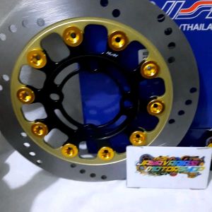 Piringan Cakram Depan Disc Brake Niszin Floating Black-Gold Disc 220mm Pnp Vario 110