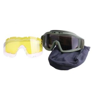 Tactical Sunglasses for Men Anti Fog Military Shades UV400 Impact Resistance with 3 Photochromic Interchangeable Lenses Ballistic Goggles for Shooting Army Paintball Motorcycle Windproof CS Wargame