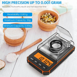 🔥Ready Stock🔥50g High Precision Professional Digital Gold Jewelry Milligram Scale Mini Electronic Balance Powder Scale