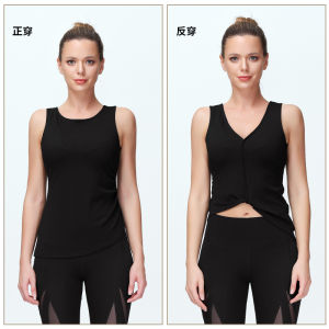 alo yoga ชุดกีฬาแขนกุดฤดูร้อน T เสื้อผู้หญิง   ชุดโยคะแบบสบายๆ เสื้อคลุมสำหรับตั้งแคมป์ วิ่ง ชุดออกกำลังกายที่เข้ากัน