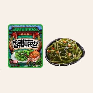 （新鲜日期） 卤门家族系列 中国零食 辣味藕片 海带片 海带丝 海带结 狼牙土豆 脆笋片 下饭菜 小袋装泡菜咸菜配菜下饭菜 lotus root kelp potato spicy snack china