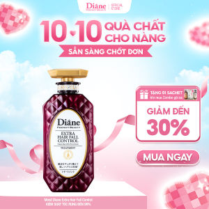 Dầu Xả Kiểm Soát Tóc Rụng Moist Diane Extra Hair Fall Control Dành Cho Tóc Yếu Rụng Nhiều Nhiều Gàu 450ml