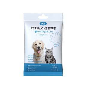 [SG] Pet Cleaning Gloves Disposable Pet Glove Wipes No Bathing Suitable for Cats and Dogs