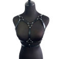 Mới BDSM Sexy Cơ Thể Đồ Lót Phụ Nữ PU Da Khai Thác Áo Ngực Goth  Đồ Lót Punk Thanh Kiếm Thắt Lưng Khai Thác Đá Mùa Hè Quần Áo. 