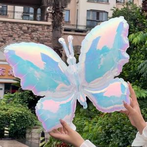 Large Size Colorful Butterfly Balloon Girls Birthday Party Wedding Decorations Baby Shower Kids Toy Balloon