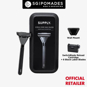 Supply Co. - The Single Edge Max - (Sterling / Jet Black) - Safety Razor
