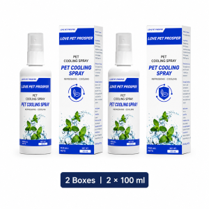 Pet Cooling Spray 100ml Refreshing Fine Mist for Cats and Dogs After Play Warm Weather Daily Care