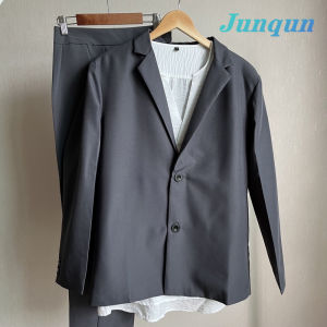 Junqun Blazer mens blazer premium grade suit wedding outfit free tie suitable for both men and women.