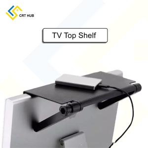 TV Top Shelf TV Box Bracket Rack Storage Screen Caddy Stand Monitor TV Box Top Shelf Storage Bracket Wall Mount Rack