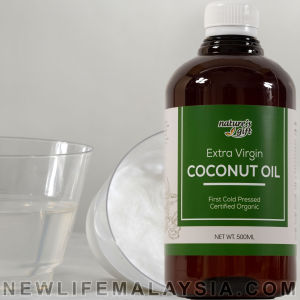 Extra Virgin Coconut Oil - 100% Organic Cold Pressed 500ml for Cooking Massage Hair & Skin Pure & Natural NewLife