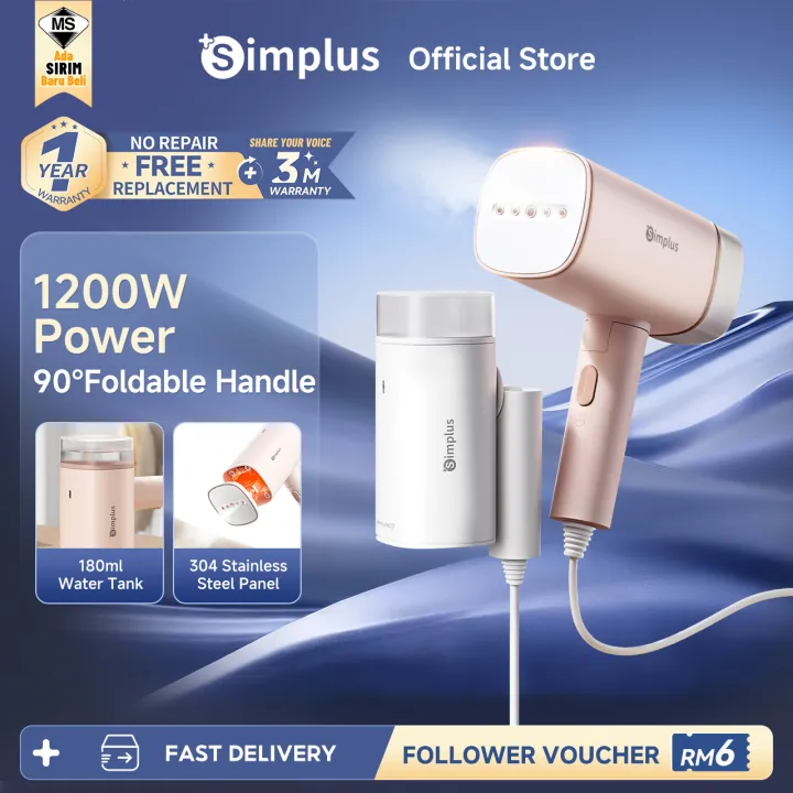 Simplus%20Handheld%20Steam%20Iron%E4%B8%A830s%20Heat%20Up%201200W%E4%B8%A8Seterika%20Wap%20Travel%E4%B8%A8Hilangkan%20Kedutan%20Pakaian%20GTJH020%20-%20Image%202