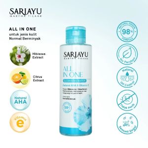 JUKE Sariayu All In One Cleansing Water 150ml Normal Berminyak (Biru) / Normal Kering (Hijau)