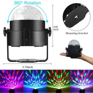 LED Projector DJ Disco Light Music Sensitive Sync Effect Lighting Stage Party Dance Light
