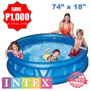 INTEX 58431 Soft Side Pool Ages 3+ (74 inches x 18 inches) * Wet Set Collection [SAVE P1000]