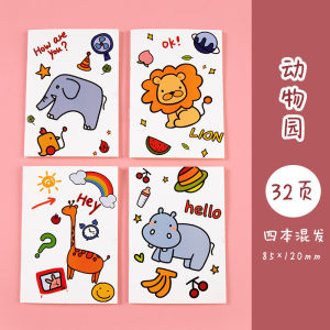 A6 Mini Notebook Cartoon Ins Cute Design Kawaii Shaped Small Portable Notepad Wholesale Notebook Spring School Supplies