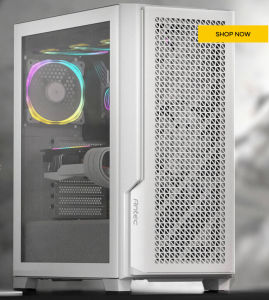 CASE - Vỏ máy tính ANTEC P20C White sẵn 3 Fan 120mm - Hàng Chính Hãng
