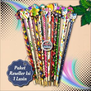 [Paket Isi 1 Lusin] Tuding Ngaji Colorful