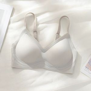 Maniyun 100% Original Soft Support Seamless Bra Women 1cm Thin Adjustable Non-wired Comfort Bra Lingerie 原装高质量