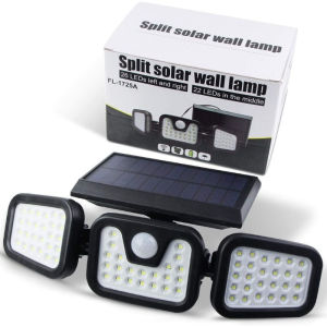 74Led Solar Motion Sensor Light IP65 Waterproof 3 Modes 270 Degree Outdoor Garden Flood Lamp