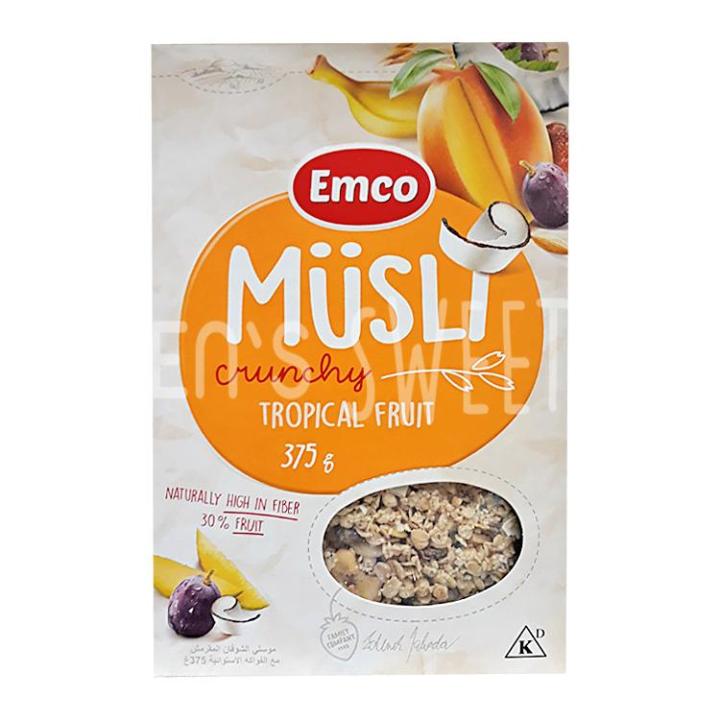 Emco Musli Crunchy Tropical Fruit 375 grams Lazada PH