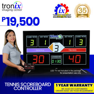 Tronix Imaging Tennis Scoreboard Controller TVNOT Included 1year warranty