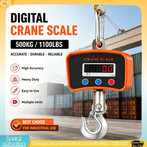 500kg Mini Industrial Crane Digital Hanging Scale Crane Scale Hook Scale with LED