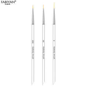 Nail Art Painted Brush Acrylic UV Gel Drawing Pen Ultra Fine Brush Hair Line Flower Painting