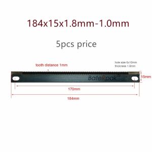 BateRpak 184x15x1.0/1.8mm Tea Bag Sealing Machine BladeVertical Packing MachinePackling Machine Spare Part 5pcs Price