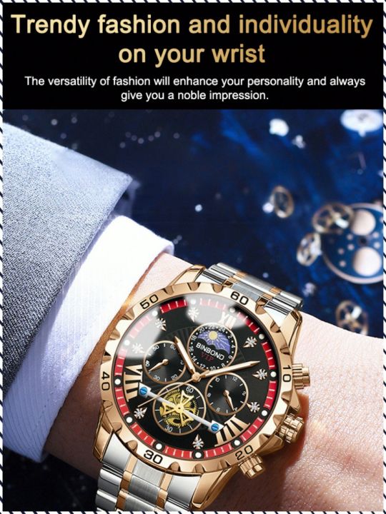 Men's Watch Luminous Waterproof Men'S Watches Men'S Watches Luminous Quartz Waterproof Clothing With