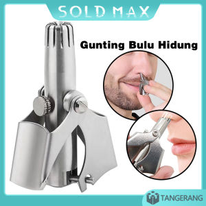 Stainless Gunting Bulu Hidung/Nose Hair Scissors Tool/Alat Pencukur Bulu Hidung Manual/Alat Cukur Bulu Hidung