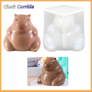 [Clark Carrida] Dễ thương capybara Silicone khuôn phim hoạt hình động vật sữa thạch Pudding Silicone khuôn nhà bếp nhà bếp phụ kiện nướng bên nhà hàng