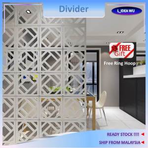 Creative-DIY-Decoration-Local Supply Plastic waterproof Hanging Screen Panel Room divider Room partition wall 29*29cm