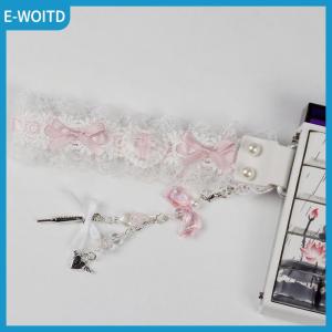 【E-WOITD】 Lace Keyboard Ribbon Mechanical Keyboard Strap Universal Personalized Keyboard Ribbon Keyboard Decor Accessories