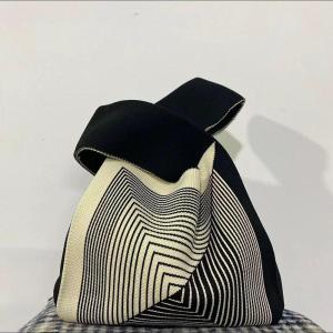 Tas Tangan Knot Bag Korean Fashion Knot Bag Bahan Rajut Style Knitted Bag