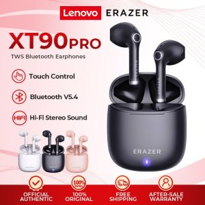 Lenovo Erazer XT90 PRO Wireless Earphone Bluetooth 5.4 Sport Earphone HIFI Sound Quality With Mic IPX5 Waterproof Low Latency Dual Mode Gaming Earbuds