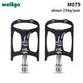 Wellgo M079 Sealed Bearing Bicycle Aluminum Alloy Body Cr-Mo Spindle Road MTB Folding Bike Cycg Pedal Parts PP.U. 