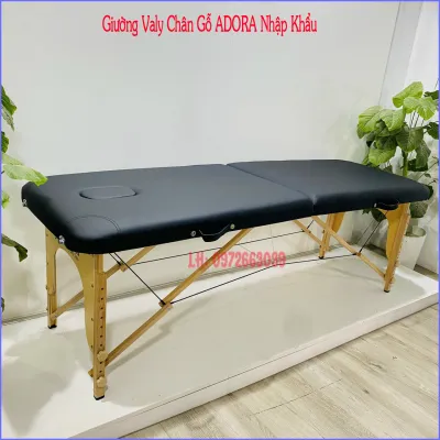 Giường vali gấp ADORA giường vali chân gỗ ADORA chắc chắn điều chỉnh được cao thấp hàng nhập khẩu