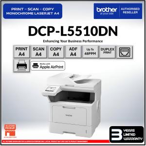 Brother DCP-L5510DN A4 Network Monochrome Laser Printer – Auto Duplex | Medium or Large Office Use