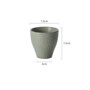 OMK Japanese Style Handmade Rough Pottery Teacups 150ML Ceramic Mug Coffee Cup