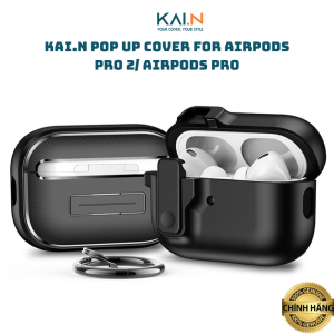 Ốp Bảo Vệ Có Khoá Dành Cho Airpods Pro 2/ Airpods Pro Kai.N Pop Up Cover Kèm Móc Treo