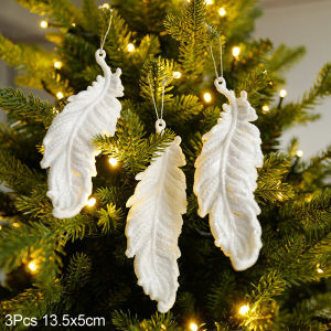 1/2/3PCS/set Xmas Tree Pendants Shimmering Snowflake Angel Deer Hanging Ornaments Christmas Decorations For Home Kids Toy 2023 New Year Party