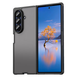 Ốp lưng Samsung Galaxy Z Fold 8 Ultra Z Fold 7 Z Flip 7 nhám viền màuchống bám vân tay ( Màu đen)